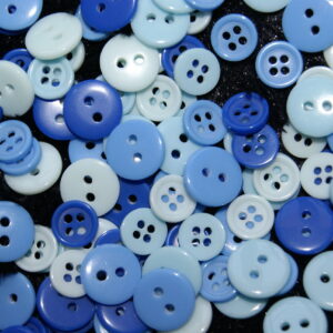 Ref 10024 – 50 boutons rond degradé de Bleu