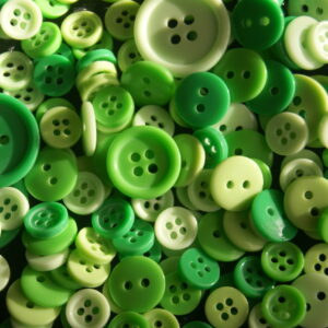 Ref 10025 – 50 boutons rond degradé de Vert