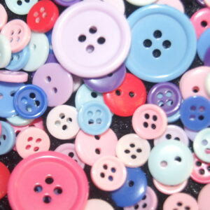 Ref 10028 – 50 boutons rond Mélange de couleur