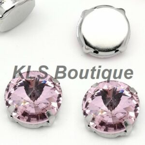 Ref 120 – 5 Strass à Coudre 16 mm Rose