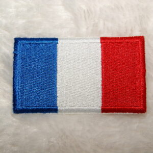 Ref 7 – Ecusson Drapeau Français Brodé