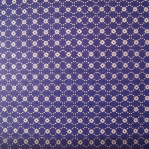 Ref 880-19 – Lot de 2 Feuilles de Papier Decopatch 30x40cm Violet fleur Blanche