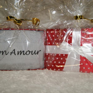 Ref 970Monamour – Coffret Cadeau Serviette « Mon Amour » 60cm x 110 cm