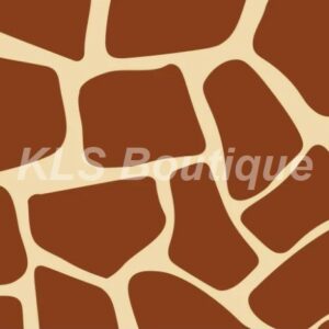 Ref FF219 – Feuille Flex 30cm x 20cm Girafe